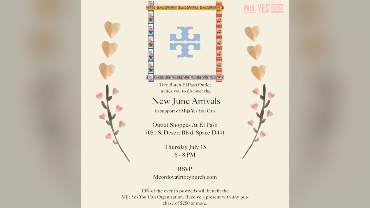 Tory Burch New June Arrivals in support of Mija,Yes You Can! | Paso Del  Norte Community Foundation